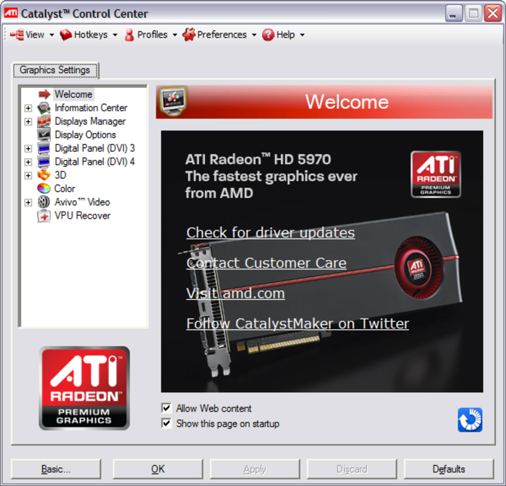 ati graphics driver windows 7